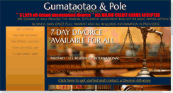 Desktop Screenshot of divorceinguam.com